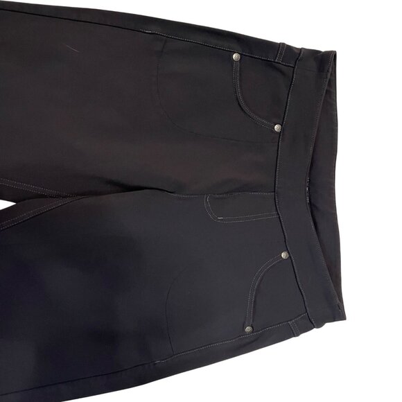 Athleta Grey Long Wide Leg Pants Size 2 - Picture 2 of 6